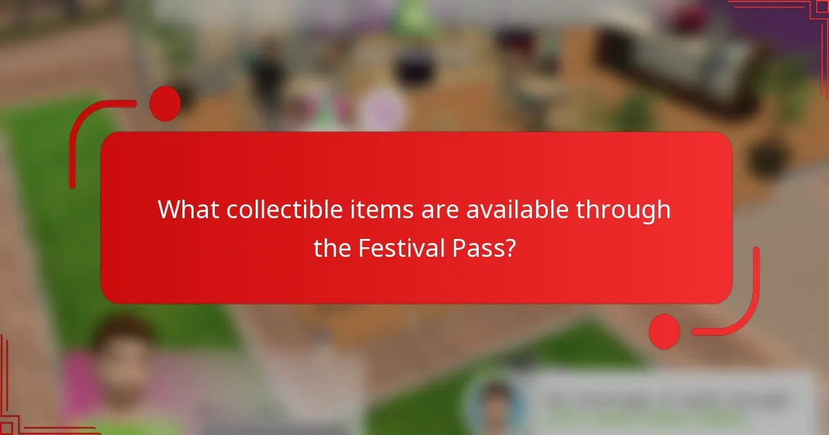 What collectible items are available through the Festival Pass?